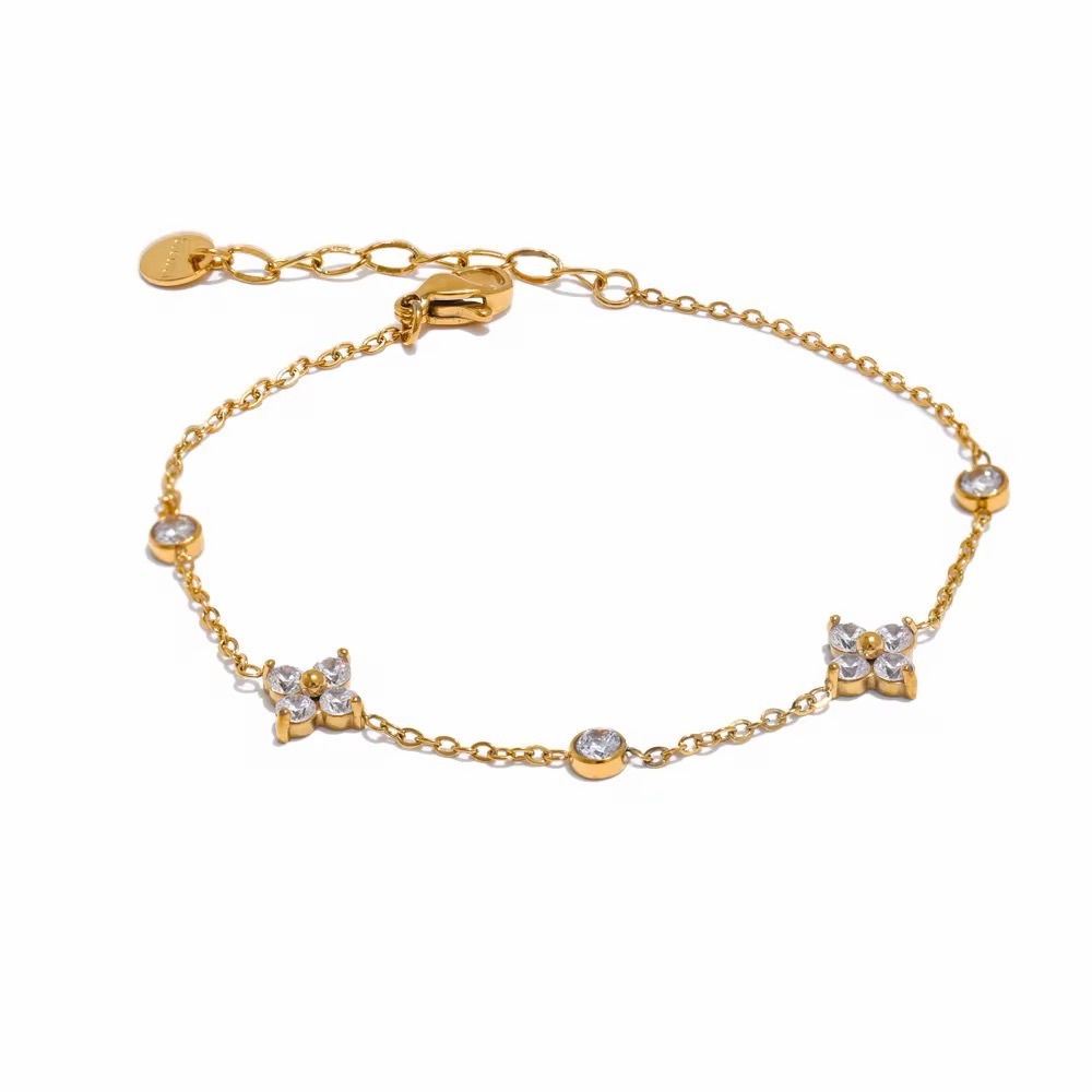 Dainty Flower  Bracelet